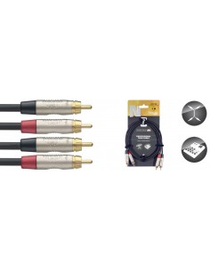 Twin cable, RCA/RCA (m/m),...