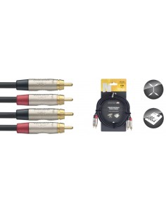 Twin cable, RCA/RCA (m/m),...