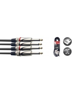 Twin cable, jack/jack...