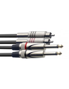 Twin cable, jack/RCA (m/m),...