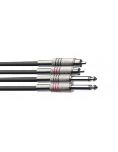 Twin cable, jack/RCA (m/m),...