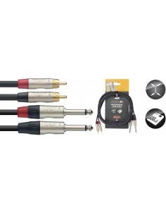 Twin cable, jack/RCA (m/m),...
