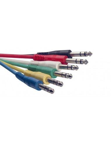 Stereo patch cable, 6 x jack/jack...