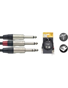 N series Y-cable, jack/jack...