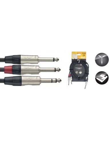 N series Y-cable, jack/jack (m/m),...
