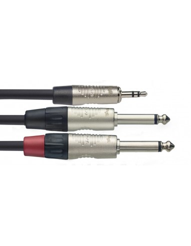 N series Y-cable, mini jack/jack...