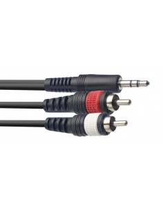 Y cable, mini jack/RCA...