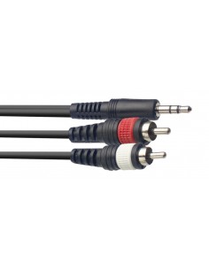 Y cable, mini jack/RCA...