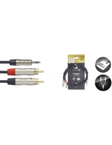 U cable, mini jack/RCA (m/m), 1.5 m...