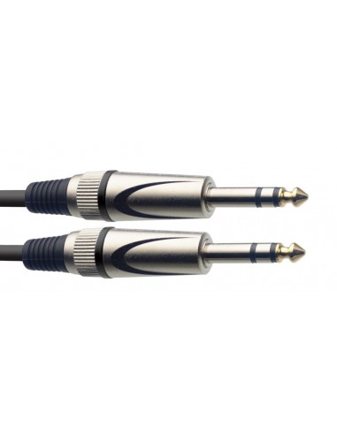 Audio cable, jack/jack (m/m), 1 m (3')