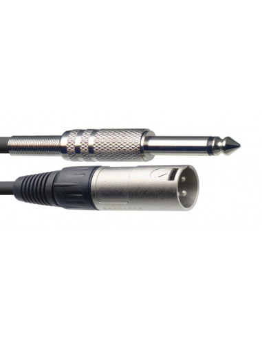 18273Audio cable, XLR/jack (m/m), 10...