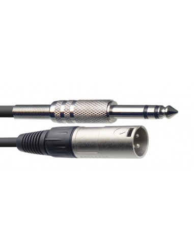 Audio cable, XLR/jack (m/m), 6 m...