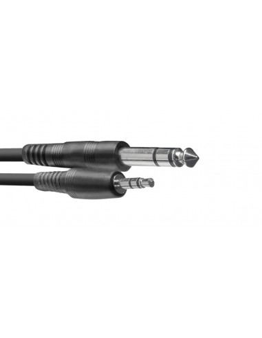 Audio cable, jack/mini jack (m/m), 3...