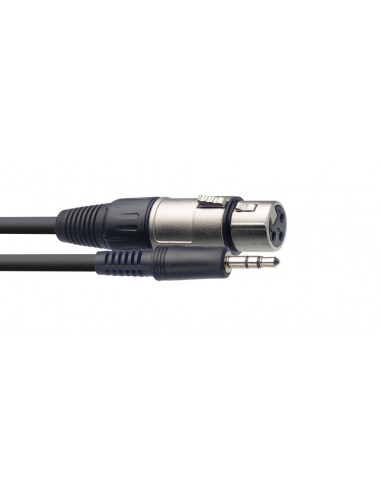 Audio cable, XLR/mini jack (f/m), 1 m...