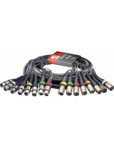 5 m/15 ft. Multicore Cable - 8 x f....