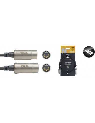 N series MIDI cable, DIN/DIN (m/m), 1...