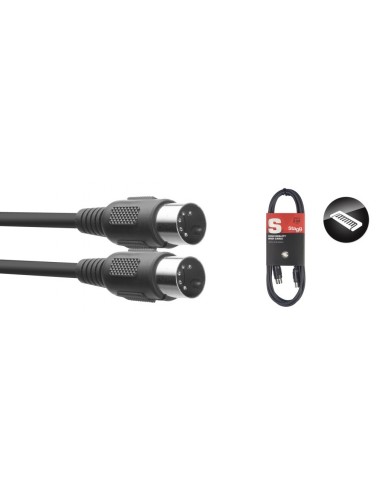 MIDI cable, DIN/DIN (m/m), 3 m (10'),...