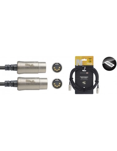 N series MIDI cable, DIN/DIN (m/m), 5...