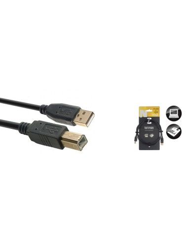 USB 2.0 cable, USB A/USB B (m/m), 1.5...