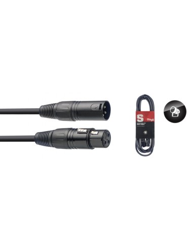 DMX cable, XLR/XLR (m/f), 5 m (16')