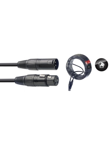 DMX cable, XLR/XLR (m/f), 20 m (66')