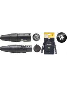 DMX cable, XLR/XLR (m/f) (3...