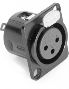 Female panelmount XLR socket