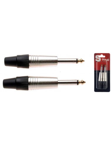 1/4" Phone plug - 2 pcs