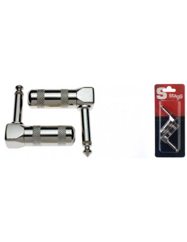 1/4" L-Shaped Phone plug - 2 pcs