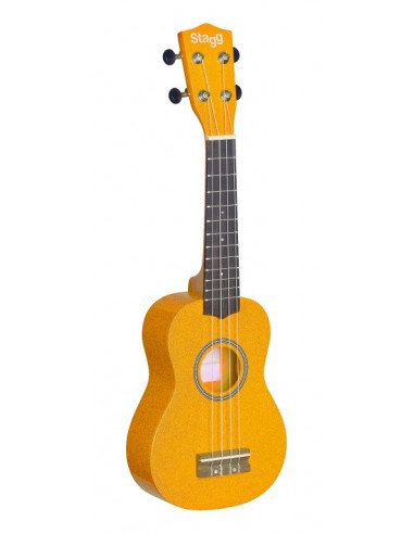 Soprano ukulele in black nylon gigbag