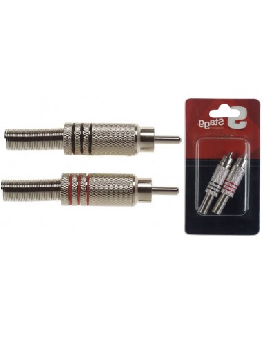 Male RCA plug - 2 pcs