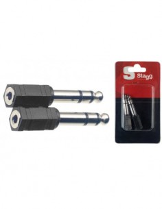 2x Female stereo mini jack...