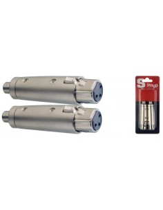 2 x Female XLR/ female RCA...