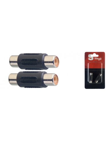 2x Female RCA/female RCA adaptor in...