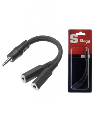 1 x Male stereo mini phone plug/ 2 x...
