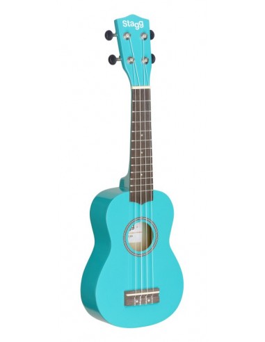 Soprano ukulele in black nylon gigbag