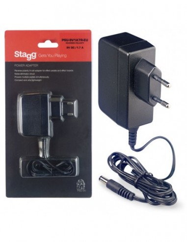 Reverse polarity 9-volt / 1.7 A AC...