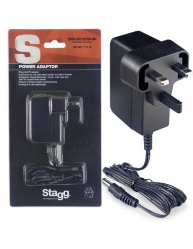 Reverse polarity 9-volt / 1.7 A AC...