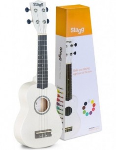 White soprano ukulele with...