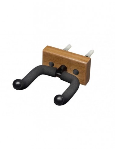 Wall-mounted guitar holder with...