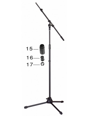 Telescopic microphone boom stand...