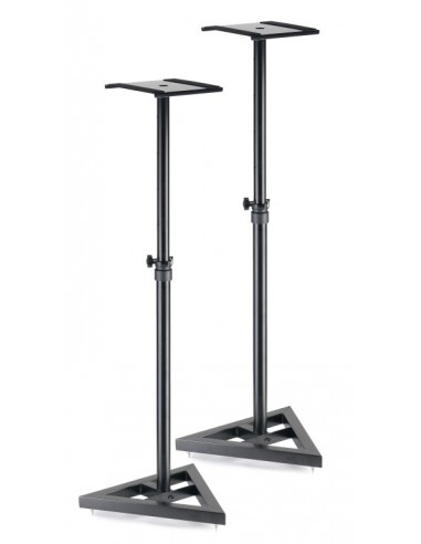 Two, height-adjustable, steel studio...