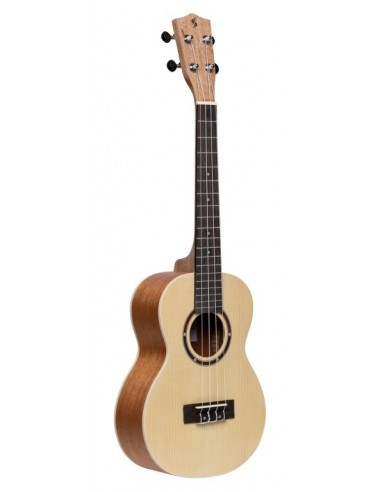 Traditional tenor ukulele with spruce...