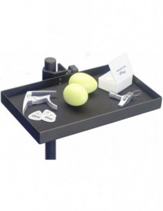Accessory tray with clamp...