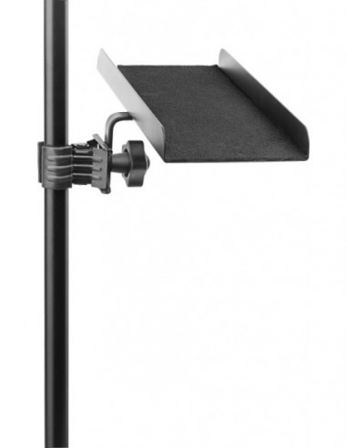 Accessory tray with clamp for stand
