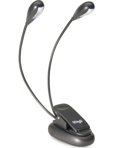 Clip-on and free-standing double LED...