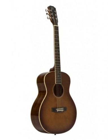 Acoustic travel guitar with solid...