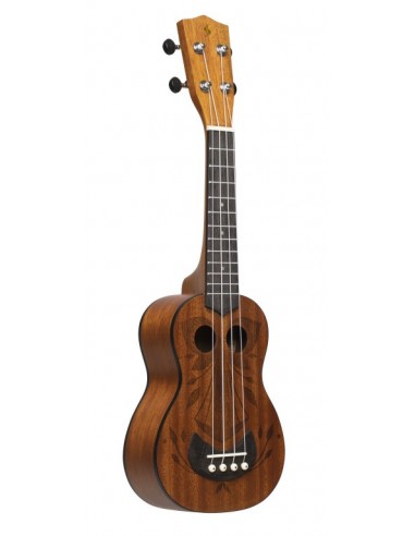 Tiki series soprano ukulele with...