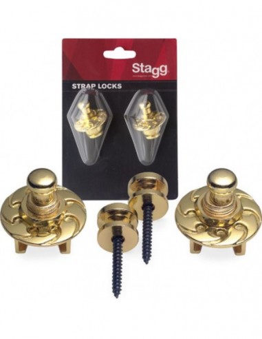 Strap buttons with locking system