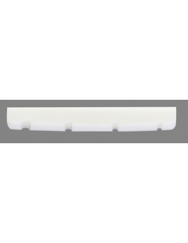 Electric bass nut, uncut, bone
